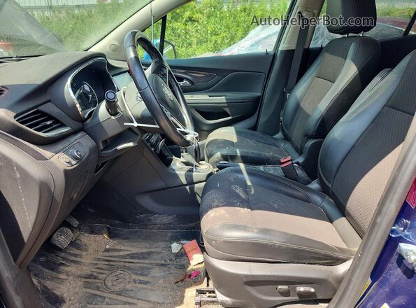 KL4CJASB2KB793320 2019 BUICK ENCORE Blue წინა სალონის ხედი