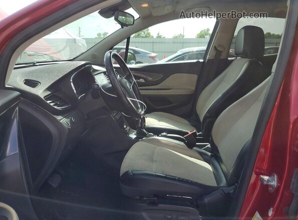 KL4CJASB2KB844461 2019 BUICK ENCORE Red Widok wnętrza z przodu
