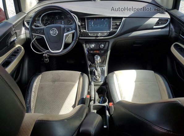 KL4CJASB2KB844461 2019 BUICK ENCORE Red Widok deski rozdzielczej
