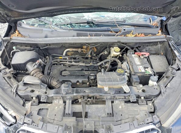 KL4CJASB3HB006786 2017 BUICK ENCORE Black Vista del compartimento del motor