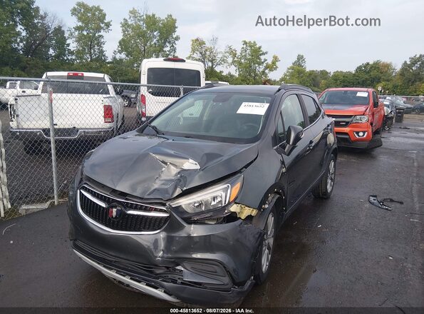 KL4CJASB3JB621439 2018 BUICK ENCORE Gray Front left