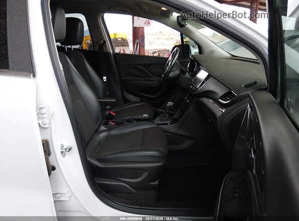 KL4CJASB3JB627175 2018 BUICK ENCORE White წინა სალონის ხედი