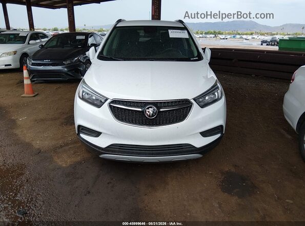 KL4CJASB3JB627175 2018 BUICK ENCORE White წინა პანელის ხედი