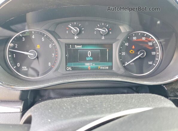 KL4CJASB3JB704322 2018 BUICK ENCORE Серый Вид щитка приборов