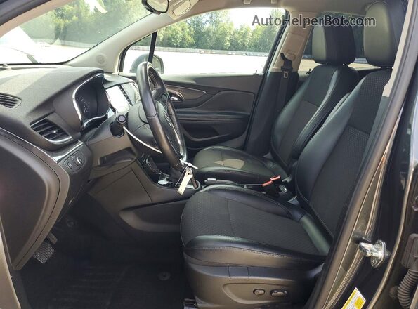 KL4CJASB3JB704322 2018 BUICK ENCORE Серый Вид салона спереди