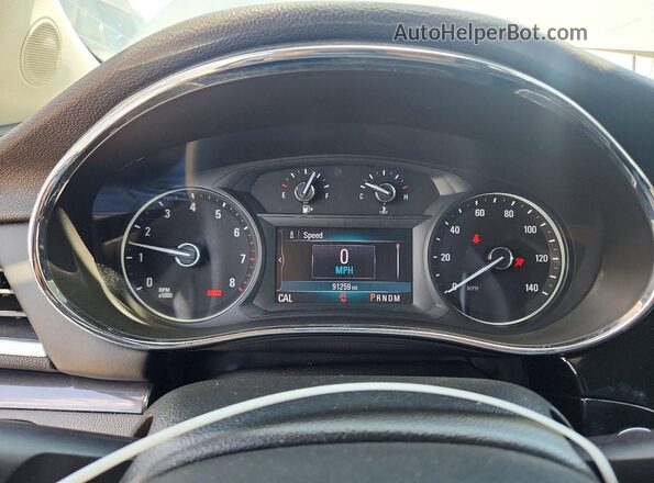 KL4CJASB3KB762903 2019 BUICK ENCORE Gray Вид щитка приладів
