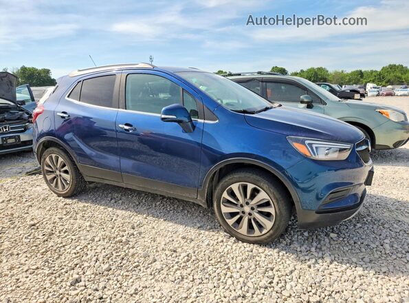 KL4CJASB3KB901847 2019 BUICK ENCORE Синий Передняя правая четверть