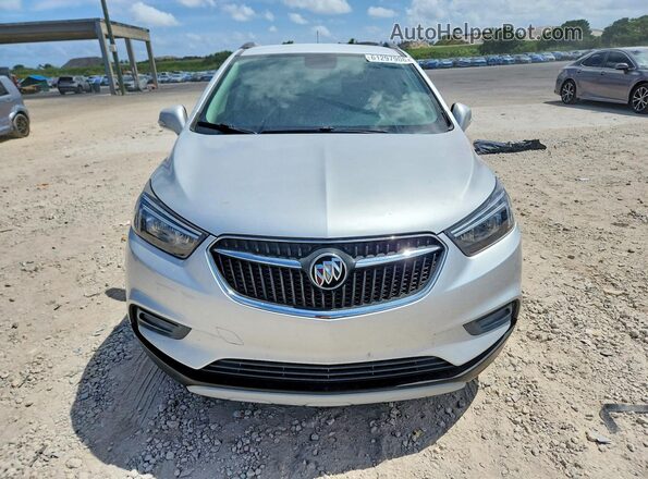 KL4CJASB3KB926165 2019 BUICK ENCORE Silver Front view
