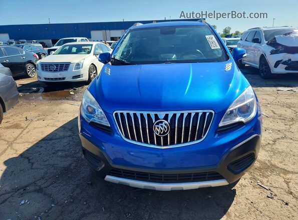 KL4CJASB4GB618364 2016 BUICK ENCORE Синий Вид спереди