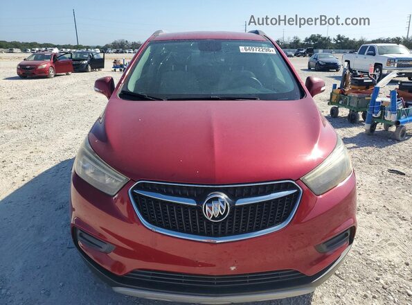 KL4CJASB4HB007199 2017 BUICK ENCORE Red Rear view