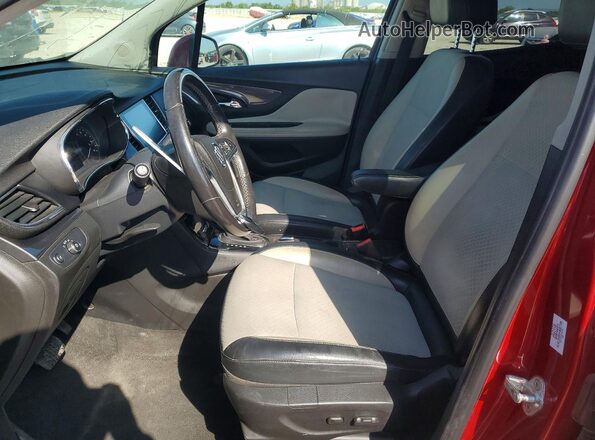 KL4CJASB4HB007199 2017 BUICK ENCORE Red Dashboard view
