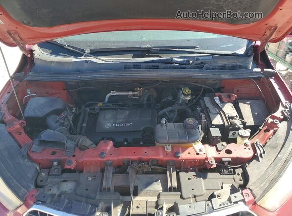 KL4CJASB4HB007199 2017 BUICK ENCORE Red VIN sticker view