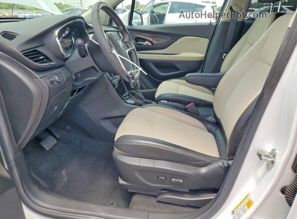 KL4CJASB4HB065846 2017 BUICK ENCORE White წინა სალონის ხედი