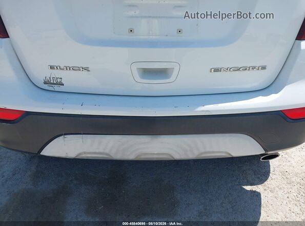 KL4CJASB4HB184125 2017 BUICK ENCORE White Դիմացի տեսք