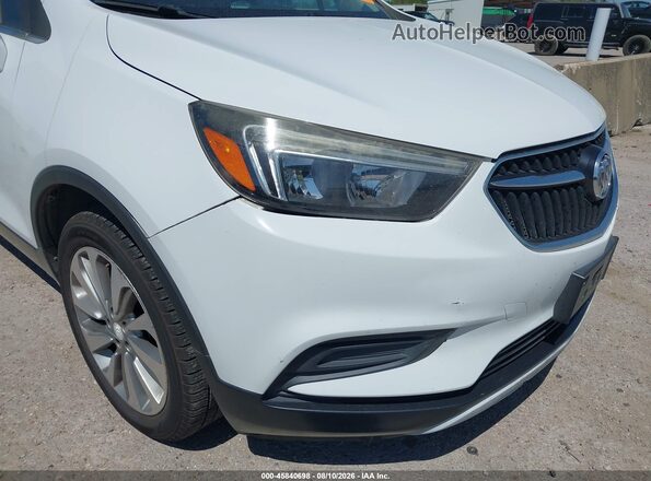 KL4CJASB4HB184125 2017 BUICK ENCORE White Սարքավորումների վահանակի տեսք