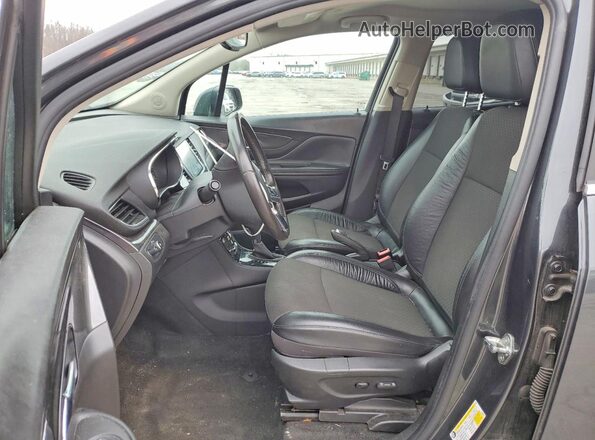 KL4CJASB4HB248387 2017 BUICK ENCORE Charcoal Вид салону спереду