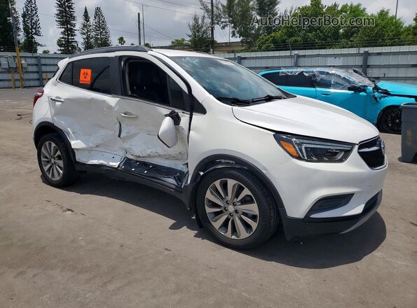KL4CJASB4JB516389 2018 BUICK ENCORE White Front right