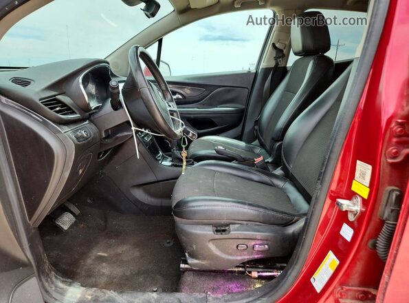 KL4CJASB4JB561722 2018 BUICK ENCORE Burgundy Front interior view
