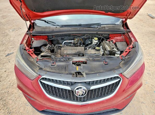 KL4CJASB4JB561722 2018 BUICK ENCORE Burgundy Rear interior view
