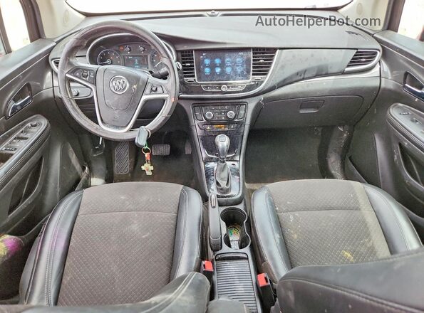 KL4CJASB4JB561722 2018 BUICK ENCORE Burgundy Dashboard view