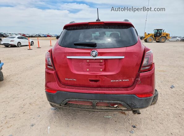 KL4CJASB4JB561722 2018 BUICK ENCORE Burgundy Rear view