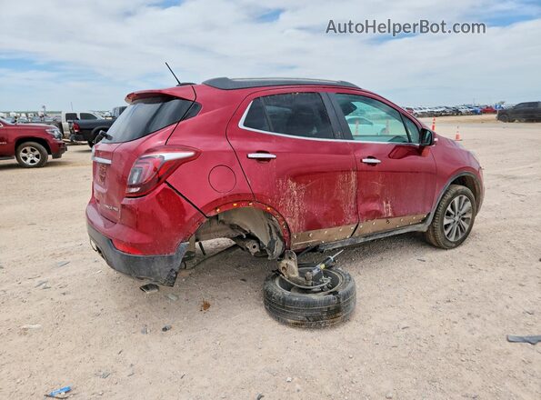 KL4CJASB4JB561722 2018 BUICK ENCORE Burgundy Rear right