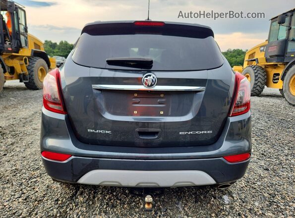 KL4CJASB4JB609462 2018 BUICK ENCORE Gray Вид ззаду