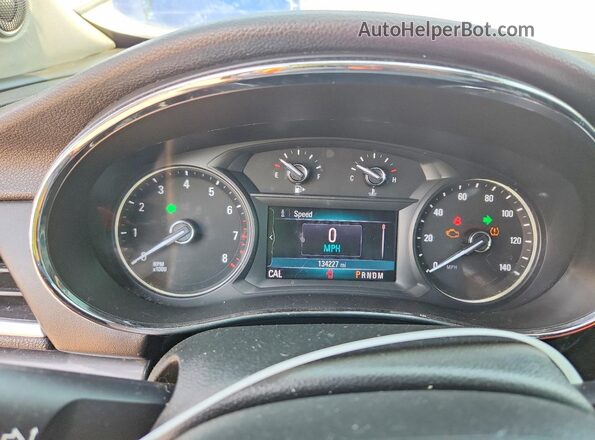 KL4CJASB4KB707814 2019 BUICK ENCORE White Instrument cluster view