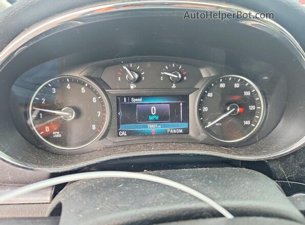 KL4CJASB4KB904689 2019 BUICK ENCORE Black Widok zestawu wskaźników