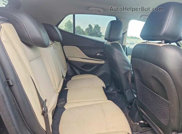KL4CJASB4KB904689 2019 BUICK ENCORE Black Widok wnętrza z tyłu