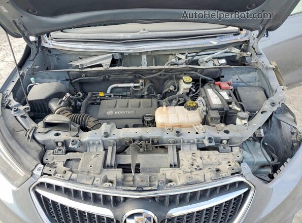 KL4CJASB4KB937112 2019 BUICK ENCORE Silver Vista del compartimento del motor