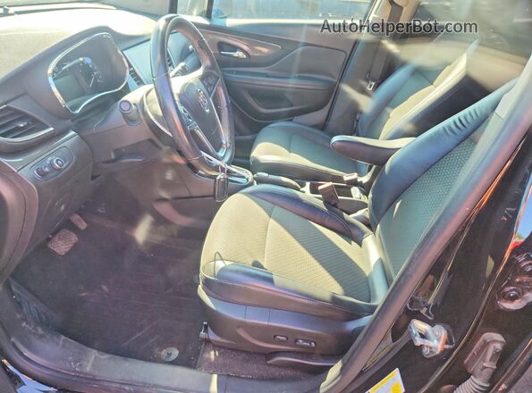 KL4CJASB5HB076418 2017 BUICK ENCORE Black Вид салону спереду