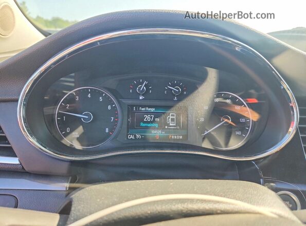 KL4CJASB5HB076418 2017 BUICK ENCORE Black Вид щитка приладів