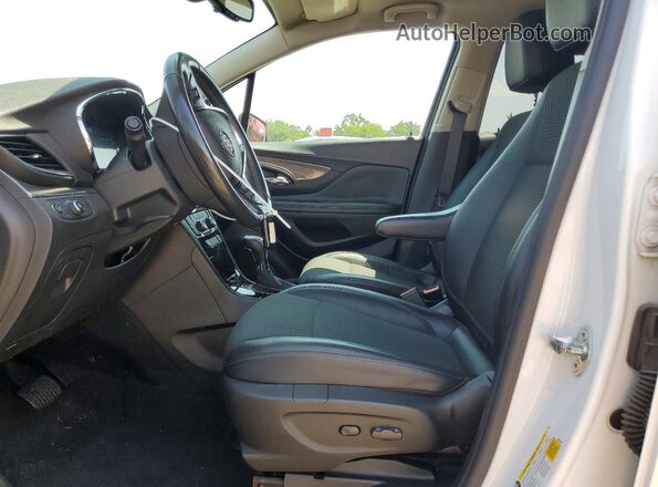 KL4CJASB5HB111863 2017 BUICK ENCORE White Вид салону спереду