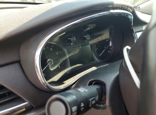 KL4CJASB5HB111863 2017 BUICK ENCORE White Вид щитка приладів