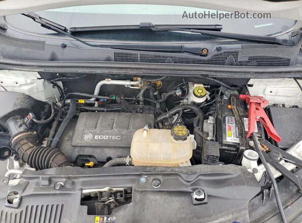 KL4CJASB5JB528504 2018 BUICK ENCORE White ძრავის განყოფილების ხედი