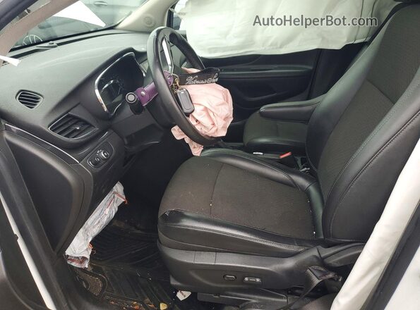 KL4CJASB5JB528504 2018 BUICK ENCORE White წინა სალონის ხედი