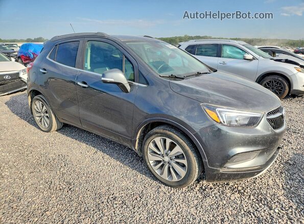 KL4CJASB5JB595328 2018 BUICK ENCORE Gray წინა სალონის ხედი