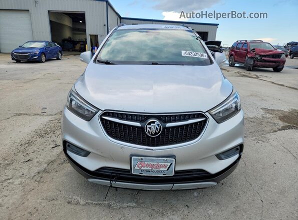 KL4CJASB5KB702251 2019 BUICK ENCORE Silver Front view