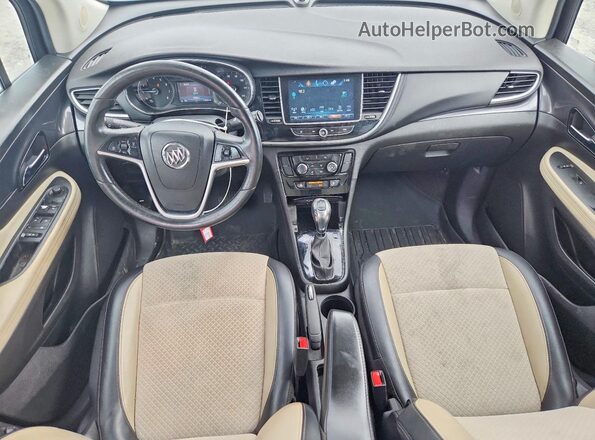 KL4CJASB5KB804309 2019 BUICK ENCORE Белый Вид панели приборов