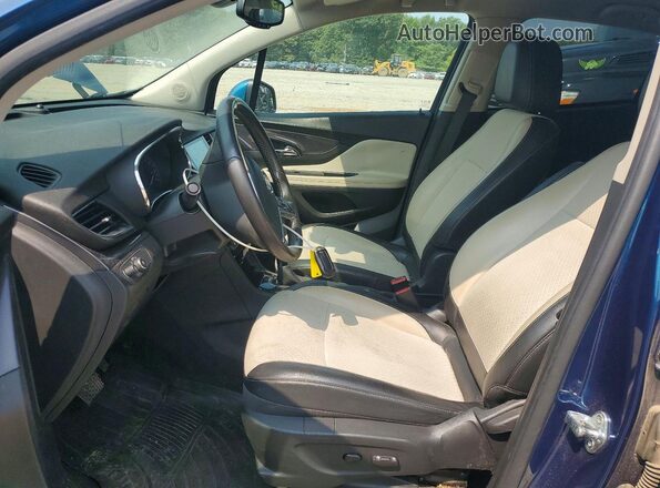KL4CJASB5KB882332 2019 BUICK ENCORE Blue Вид салону спереду