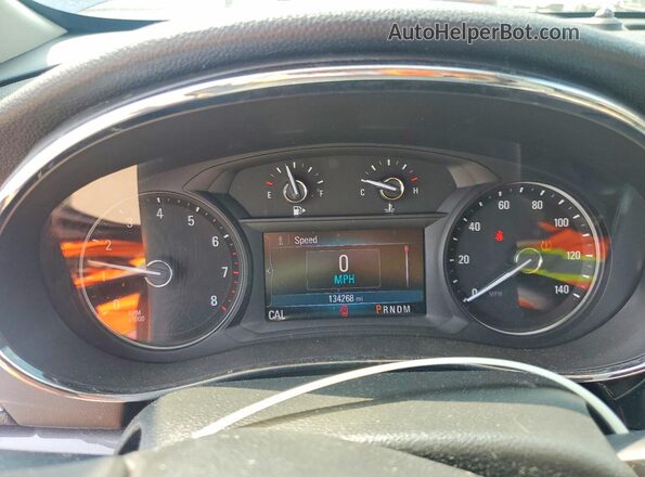 KL4CJASB5KB882332 2019 BUICK ENCORE Blue Вид щитка приладів