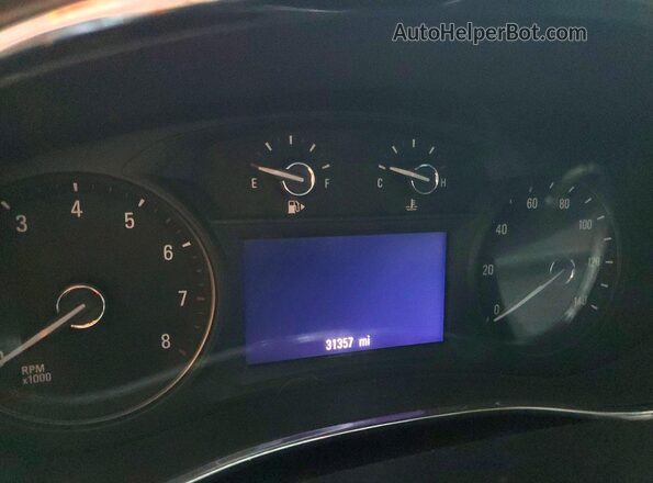 KL4CJASB5MB334205 2021 BUICK ENCORE Black Instrument cluster view