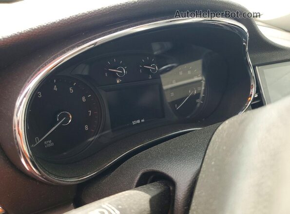 KL4CJASB6HB151059 2017 BUICK ENCORE Silver ხელსაწყოთა პანელის ხედი