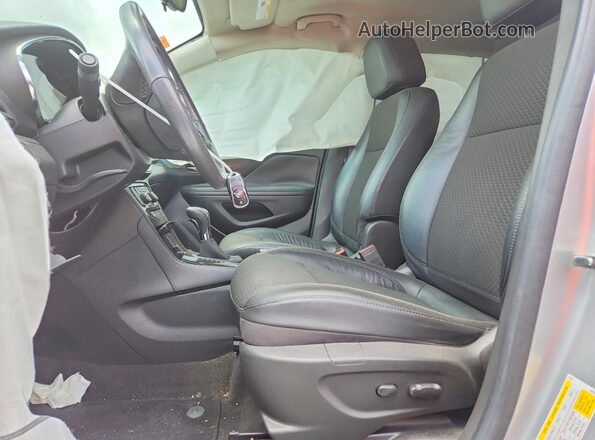 KL4CJASB6HB151059 2017 BUICK ENCORE Silver წინა სალონის ხედი