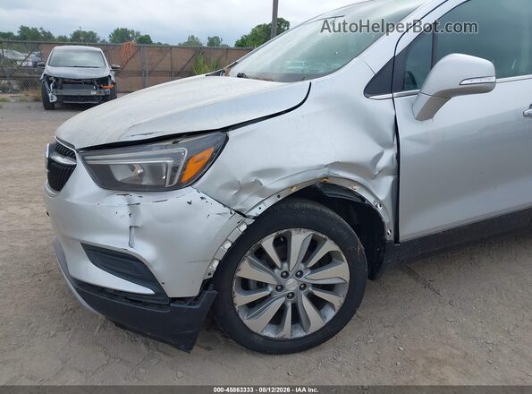 KL4CJASB6JB575993 2018 BUICK ENCORE Серебряный Вид спереди