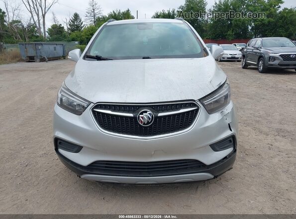 KL4CJASB6JB575993 2018 BUICK ENCORE Серебряный Вид щитка приборов