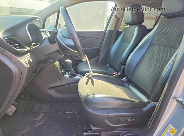 KL4CJASB6JB598691 2018 BUICK ENCORE Silver წინა სალონის ხედი