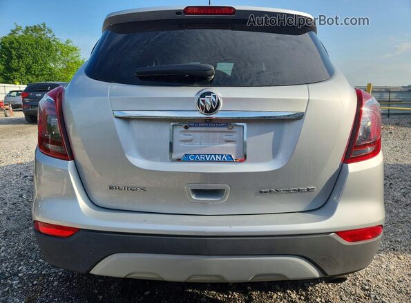 KL4CJASB6JB598691 2018 BUICK ENCORE Silver უკანა ხედი