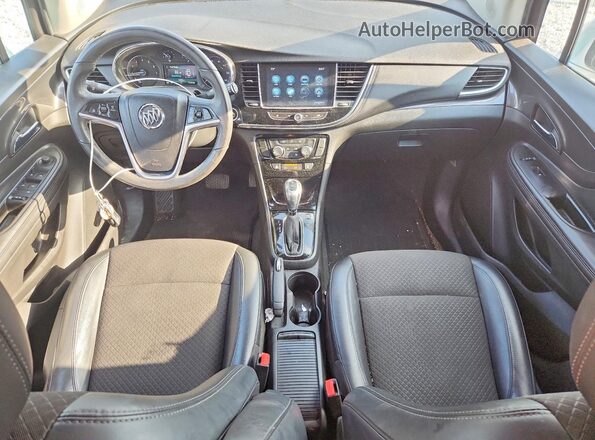 KL4CJASB6JB598691 2018 BUICK ENCORE Silver წინა პანელის ხედი